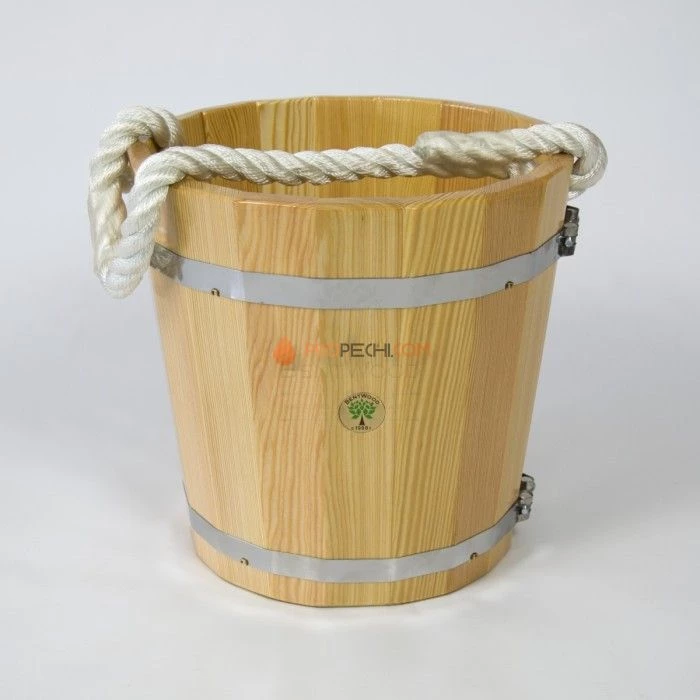 Ведро BentWood 12л. из натуральной лиственницы
