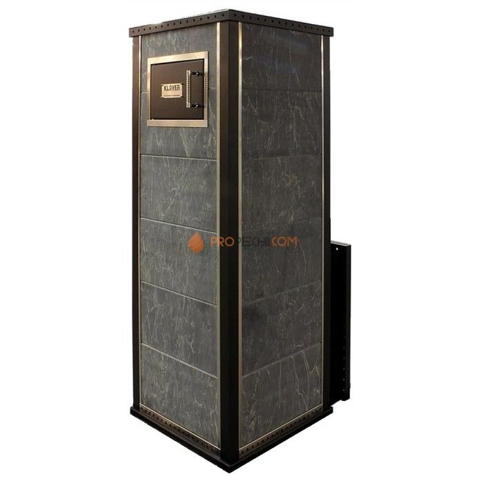 Дровяная печь для бани Klover RT 50-RV ( Жадеит 30 мм )