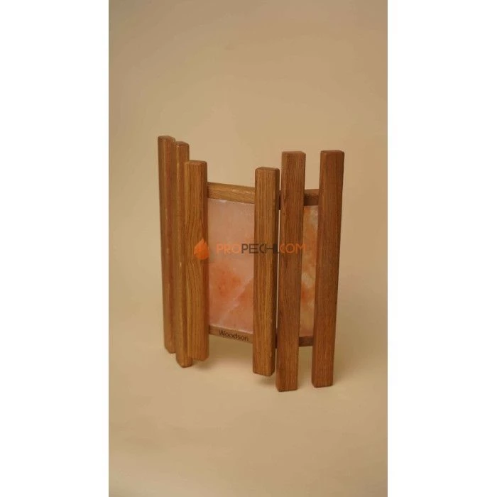 Абажур Woodson Trio с гималайской солью, дуб