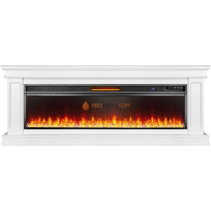 Каминокомплект Royal Flame Geneva 60 - Белый с очагом Vision 60 LED