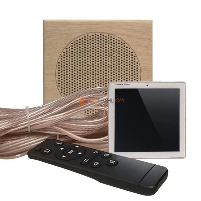Комплект акустической системы встраиваемый SW-Sensor-1 White (одна колонка Wood, квадрат)