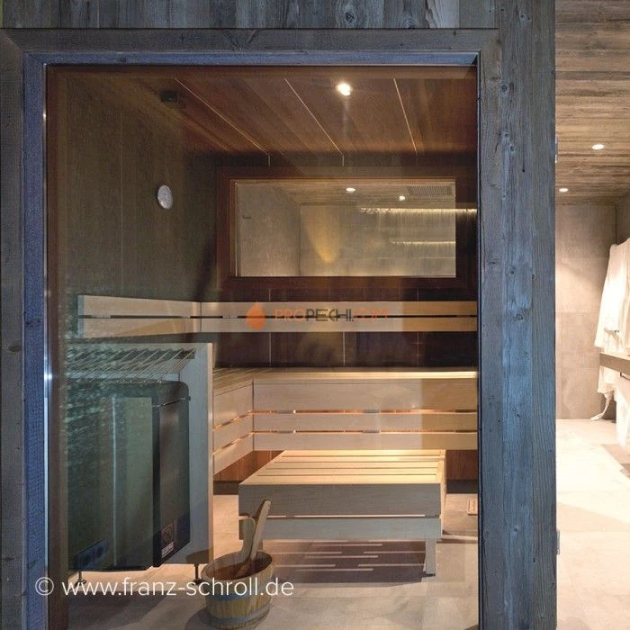 Панель для сауны Saunaboard Sonnboard Серый (елово-пихтовый микс)