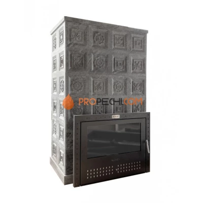 Дровяная печь для бани Klover RT 35-RV 310S ( Талькомагнезит Изразцы )