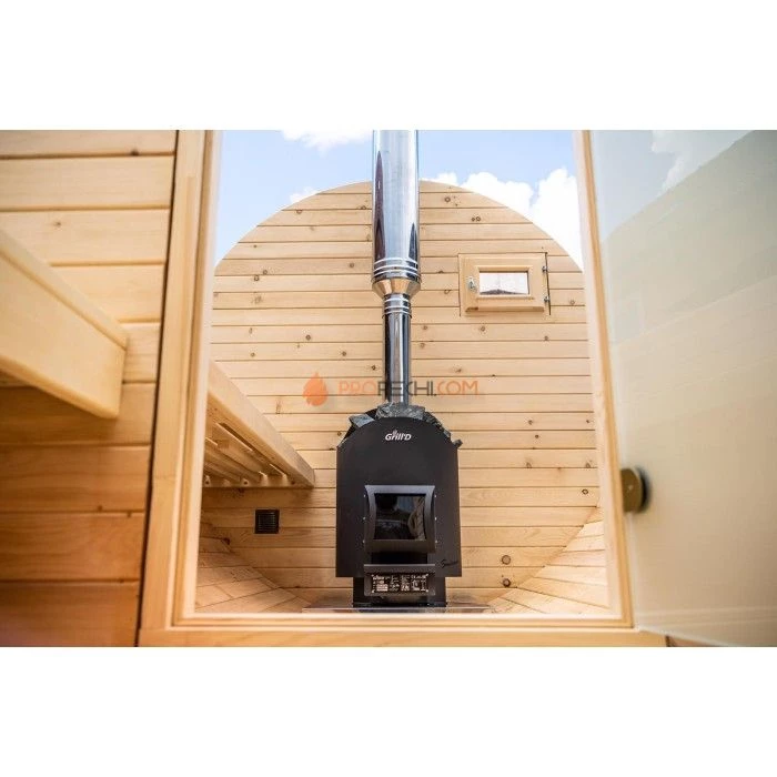 Дровяная банная печь Grill’D Aurora mini Short (дверца со стеклом)