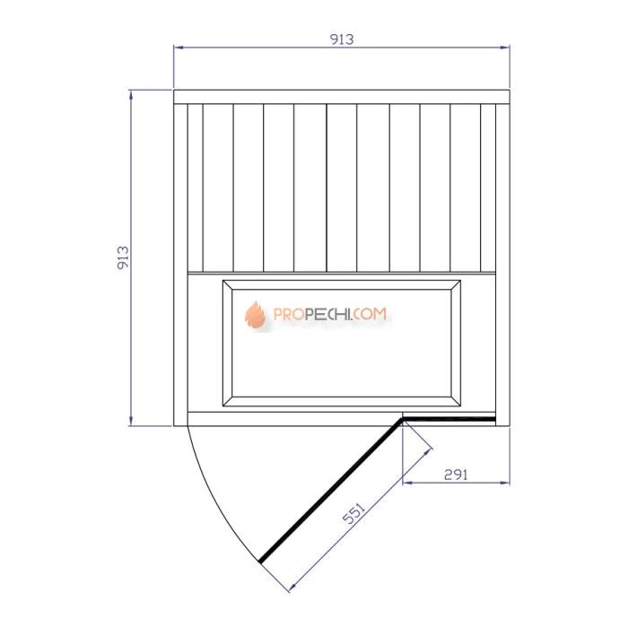Инфракрасная сауна Tylo Tylosand INFRA CABIN T810H BLACK
