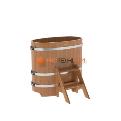 Купель BentWood овальная из натурального дуба 0,59х1,06