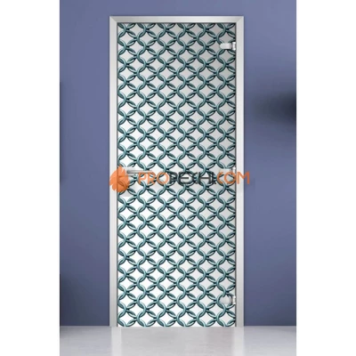 Стеклянная межкомнатная дверь DoorWood с фотопечатью Textures-05, 2000х700 мм