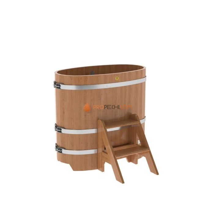 Купель BentWood овальная из натурального дуба 0,59х1,06