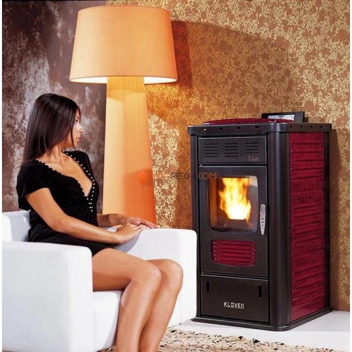 Отопительная печь Klover DIVA (серебро)