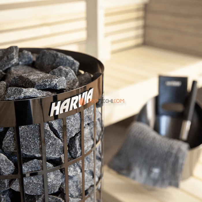 Электрическая печь Harvia Cilindro PC100E/135E Black Steel (без пульта)