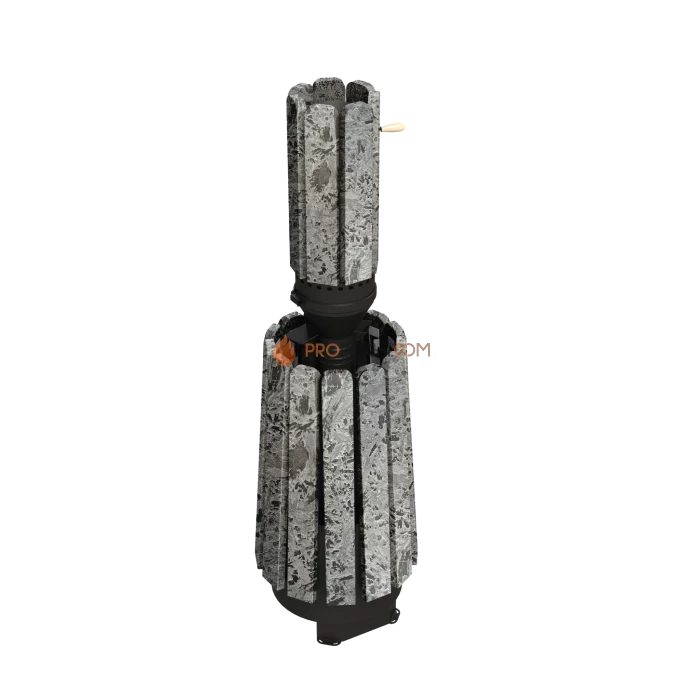Дровяная банная печь Grill’D Cometa 180 Vega Window, Stone (Серпентинит) Pro