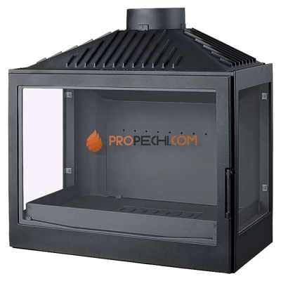 Каминная топка Liseo Castiron LCI 7 GFLR два боковых стекла