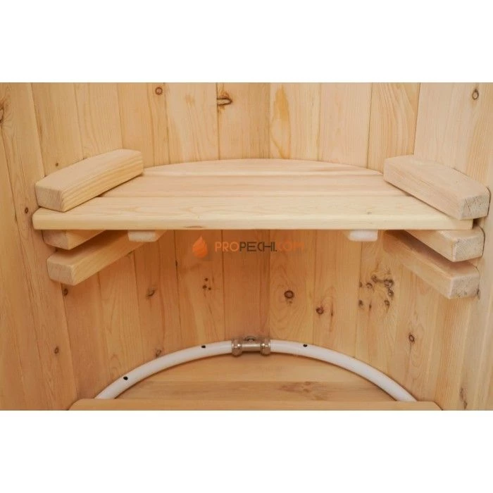 Фитобочка овальная НКЗ STANDARD из кедра, (ШИП-ПАЗ) 130x78x100 см / 25 мм (КРЫШКА/ДНО 4см)
