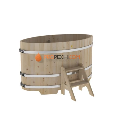 Купель BentWood овальная из кедра 0,95х1,60 стандарт