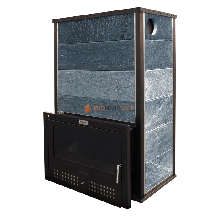 Газовая печь для бани Klover 100-RV 310S ( Серпентинит )