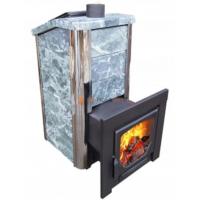 Дровяная печь для бани Варвара Терма Сказка Мини удлиненная