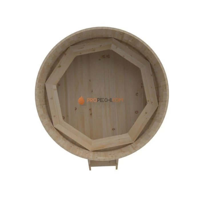 Фурако BentWood из кедра D=2.1 с наружной печкой стандарт