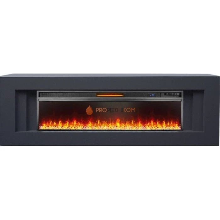 Каминокомплект Royal Flame Line 60 - Серый графит с очагом Vision 60 LED
