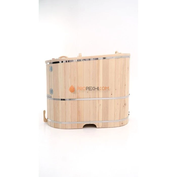Фитобочка полулежачая НКЗ STANDARD ЛЮКС из кедра, (ШИП-ПАЗ) 115x78x140 см / 25 мм (КРЫШКА/ДНО 4см)