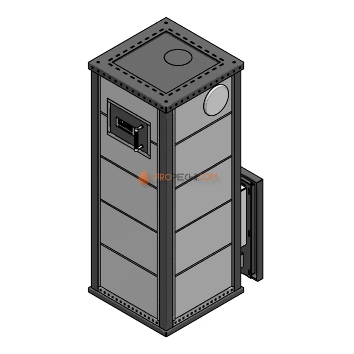 Газовая печь для бани Klover 35-RV 310S ( Серпентинит )