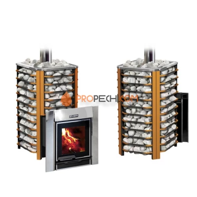 Дровяная печь для бани Ермак 36 Сетка-Премиум (сталь)