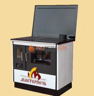 Печь отопительно варочная  с духовым шкафом "КОМПАКТ"