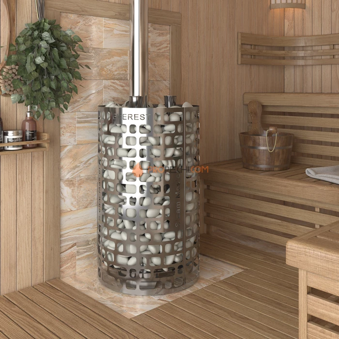 Дровяная печь для бани Эверест Steam Master 60 INOX (320М)