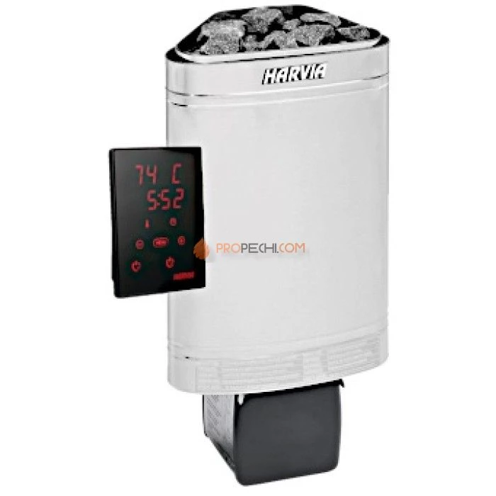 Электрическая печь Harvia Delta D23XE Steel (с выносным пультом в комплекте)