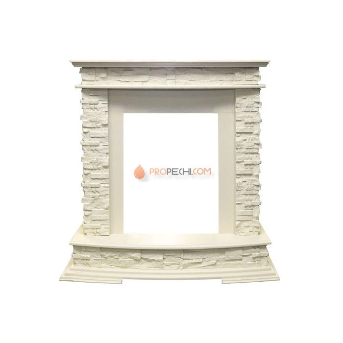 Каминокомплект Royal Flame Luzern - Слоновая кость с очагом Fobos FX Black