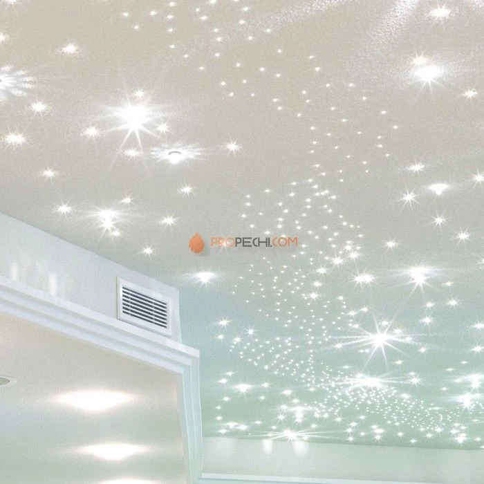 Комплект Cariitti VPL30T - Crystal Star золото, 100 + 18 волокон, белое мерцание
