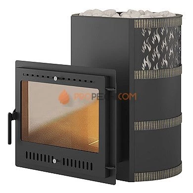 Печь для бани Везувий Лава 22 Панорама