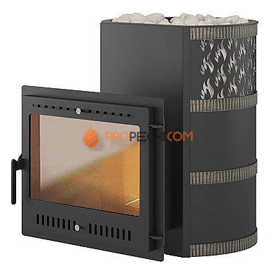 Печь для бани Везувий Лава 22 Панорама