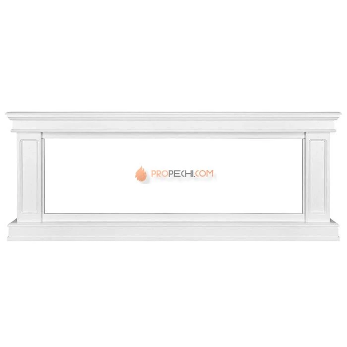 Каминокомплект Royal Flame Geneva 60 - Белый с очагом Vision 60 LOG LED