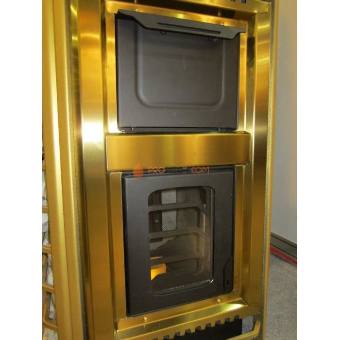 Дровяная печь для бани Ермак 36 Сетка-Люкс GOLD (нержавейка)