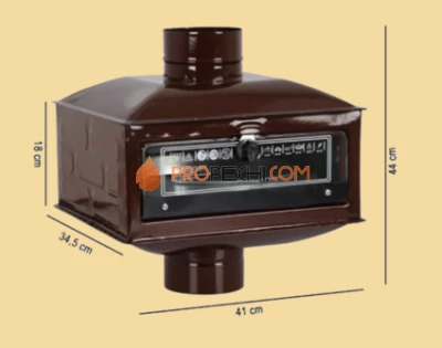 Навесная духовка на дымоход МастерПечь