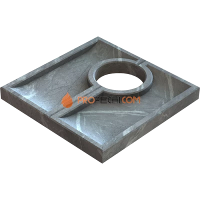 Комплект арома-чаш для печи Klover RT 20-RV с дымоходом (Талькомагнезит)