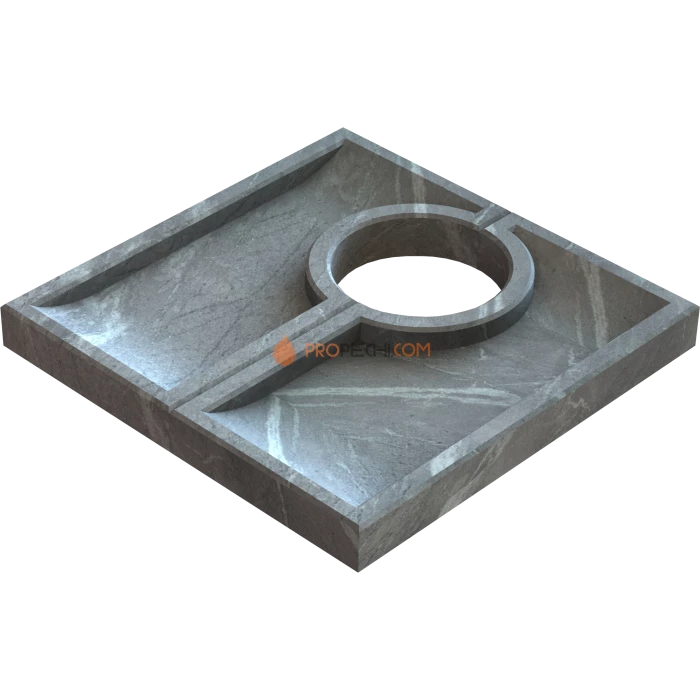 Комплект арома-чаш для печи Klover RT 20-RV с дымоходом (Талькомагнезит)