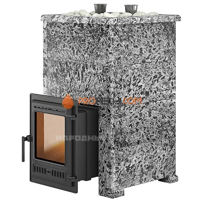 Печь для бани Эверест Steam Master 38 Чугун Пироксенит Элит