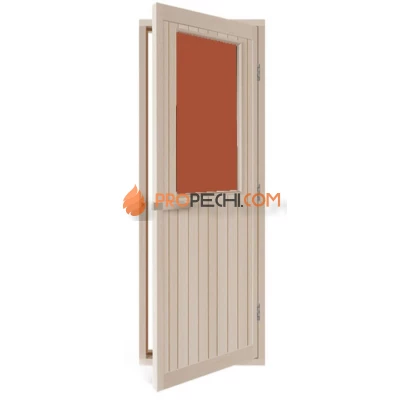 Дверь для бани стеклянная SAWO 736-4SGA-R бронза 1005x2120