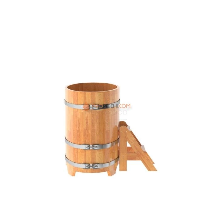 Купель BentWood овальная из сращенных ламелей натуральной лиственницы 0,69х1,31