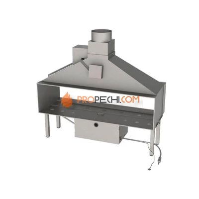 Газовая топка Vero Design Nippon Туннель (2500x750 мм) D350 мм, горелка VLK burner