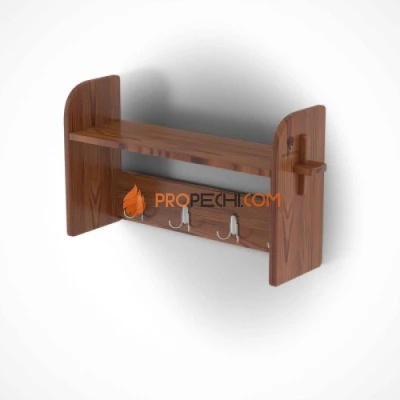 Вешалка для бани из мореной лиственницы