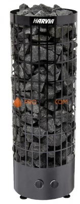 Электрическая печь HARVIA Cilindro PC70 со встроенным пультом черная