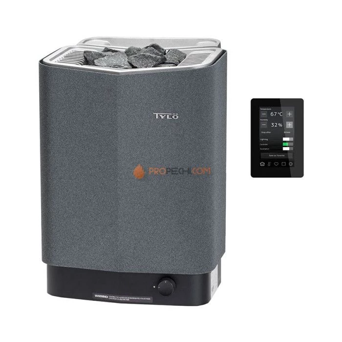 Электрическая печь Tylo Sense Combi 8 серого цвета + Пульт Elite