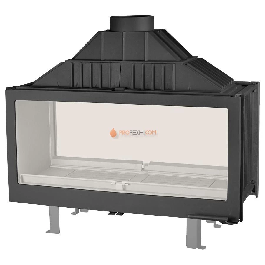 Каминная топка Liseo Castiron LCI 11 GDF двусторонняя