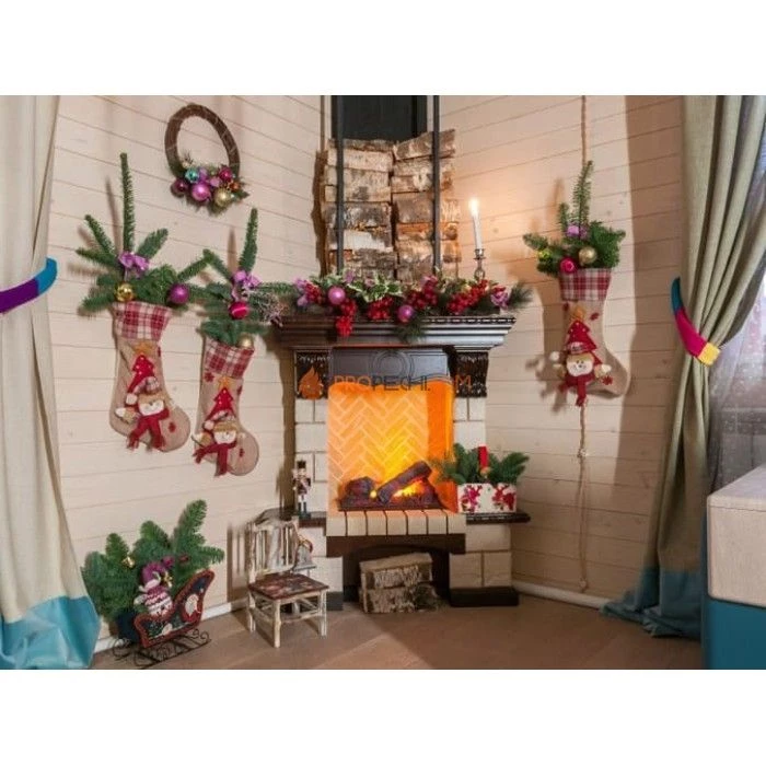 Каминокомплект Dimplex Pierre Luxe - Дуб / Сланец с очагом Chesford