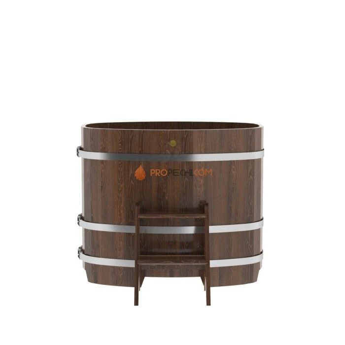 Купель BentWood овальная из мореного дуба 0,76х1,16