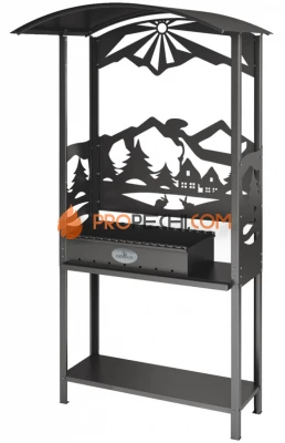 Мангал с крышей Grillux HOT GRILL