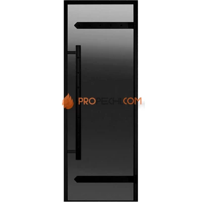 Дверь для хамама Harvia Legend ALU 9х21 стекло серое