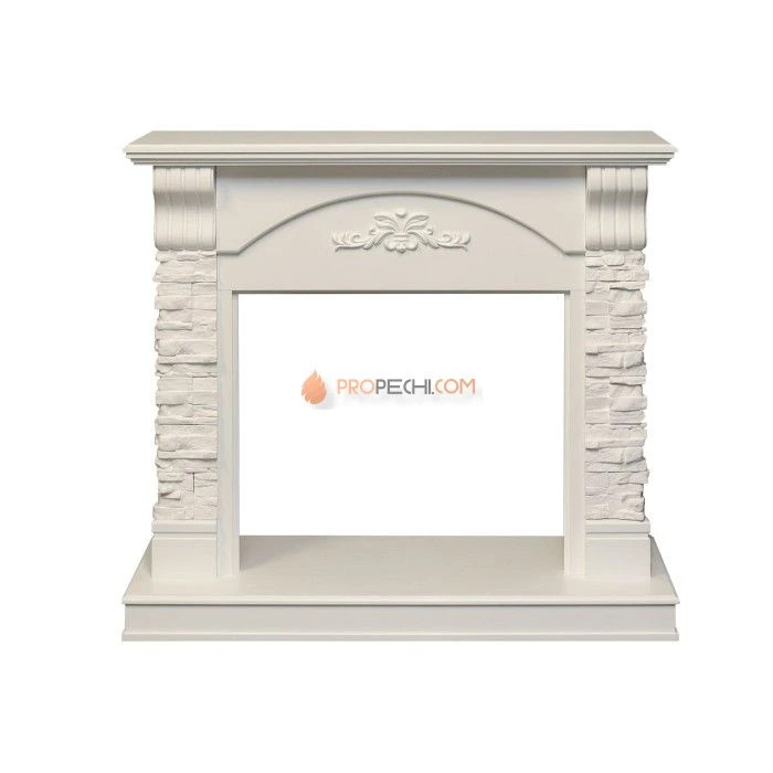 Каминокомплект Dimplex Prague - Белый /Сланец белый с очагом Symphony 26 inch DF2608-INT